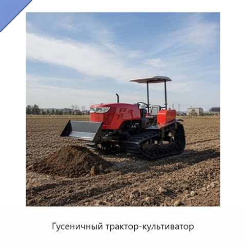 Гусеничный трактор-культиватор