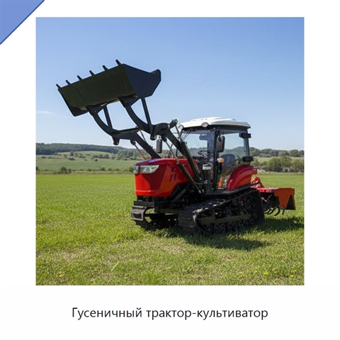 Гусеничный трактор-культиватор