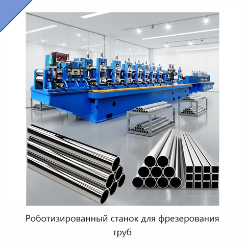 Роботизированный станок для фрезерования труб