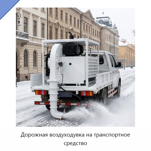 Дорожная воздуходувка на транспортное средство