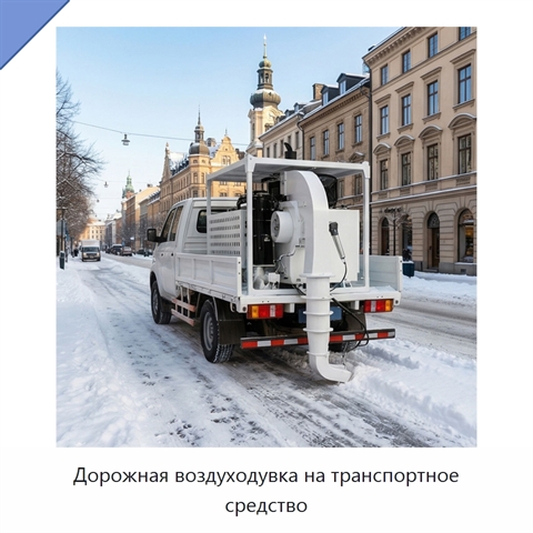 Дорожная воздуходувка на транспортное средство