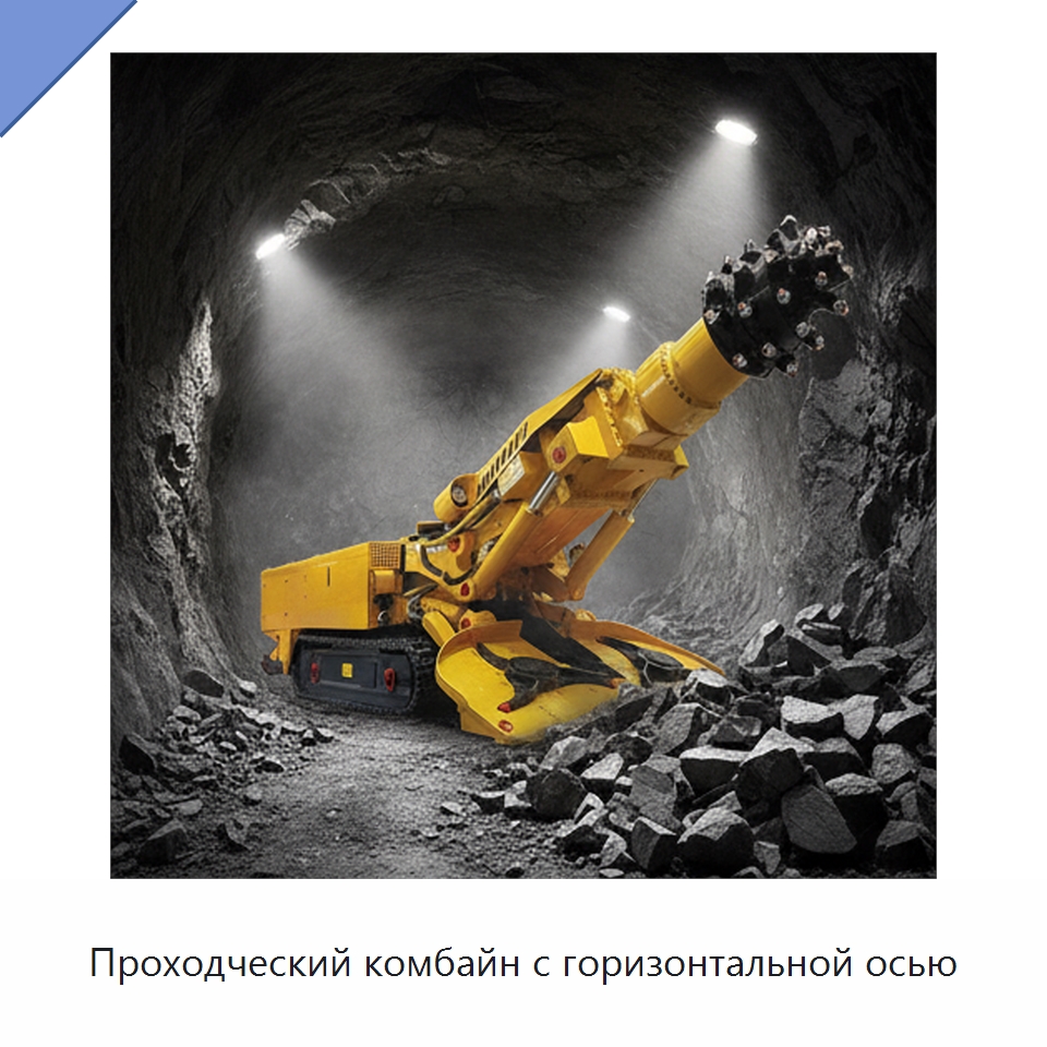 Проходческий комбайн с горизонтальной осью — Горнодобывающее оборудование
