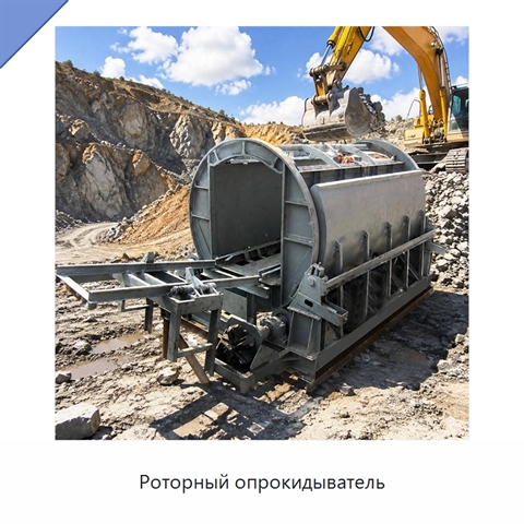 Роторный опрокидыватель
