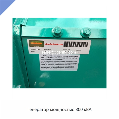 Генератор мощностью 300 кВА