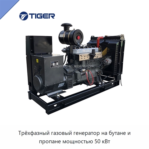 Трёхфазный газовый генератор на бутане и пропане мощностью 50 кВт