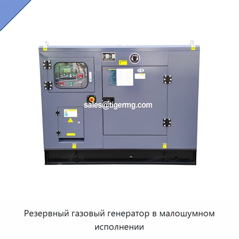 Резервный газовый генератор в малошумном исполнении