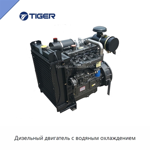 Дизельный двигатель с водяным охлаждением