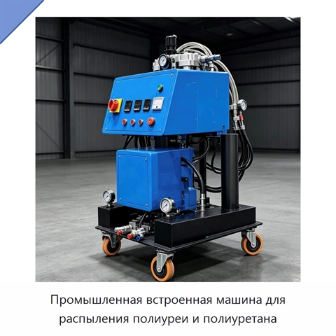 Промышленная встроенная машина для распыления полиуреи и полиуретана