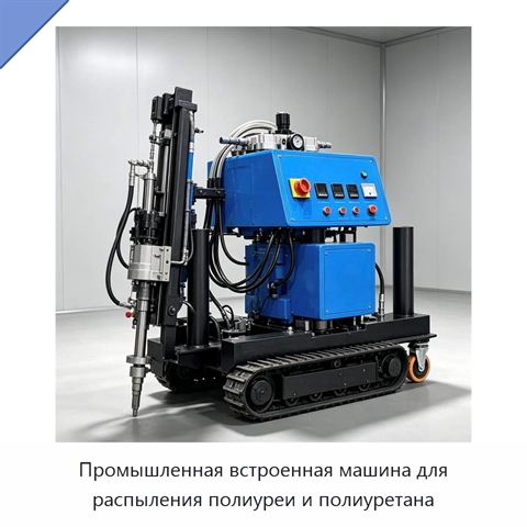 Промышленная встроенная машина для распыления полиуреи и полиуретана