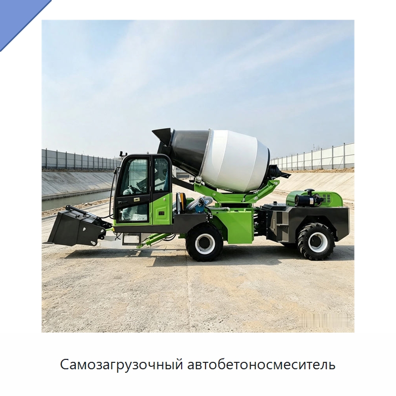 Самозагрузочный автобетоносмеситель — Оборудование для работы с бетоном