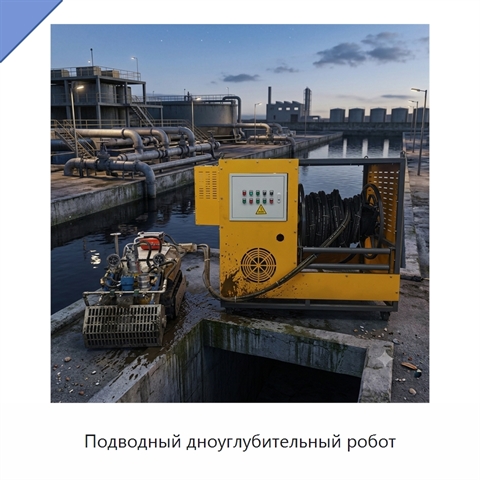 Подводный дноуглубительный робот