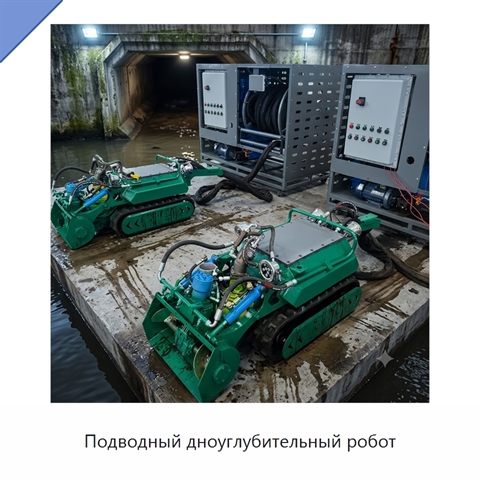 Подводный дноуглубительный робот