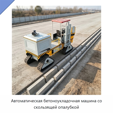 Автоматическая бетоноукладочная машина со скользящей опалубкой