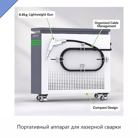Портативный аппарат для лазерной сварки