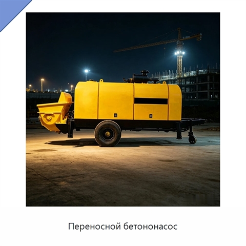 Переносной бетононасос