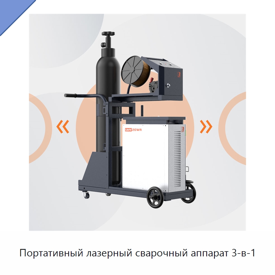 Портативный лазерный сварочный аппарат 3-в-1 — Установки лазерной сварки