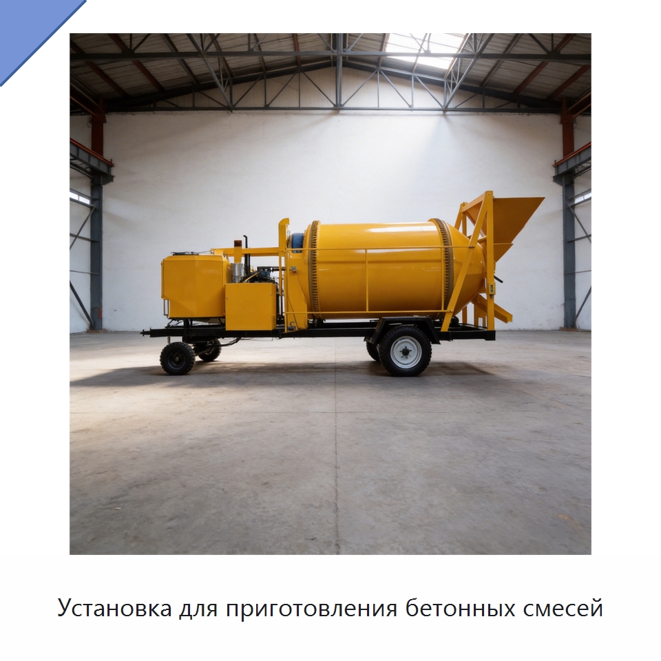 Установка для приготовления бетонных смесей — Оборудование для работы с бетоном