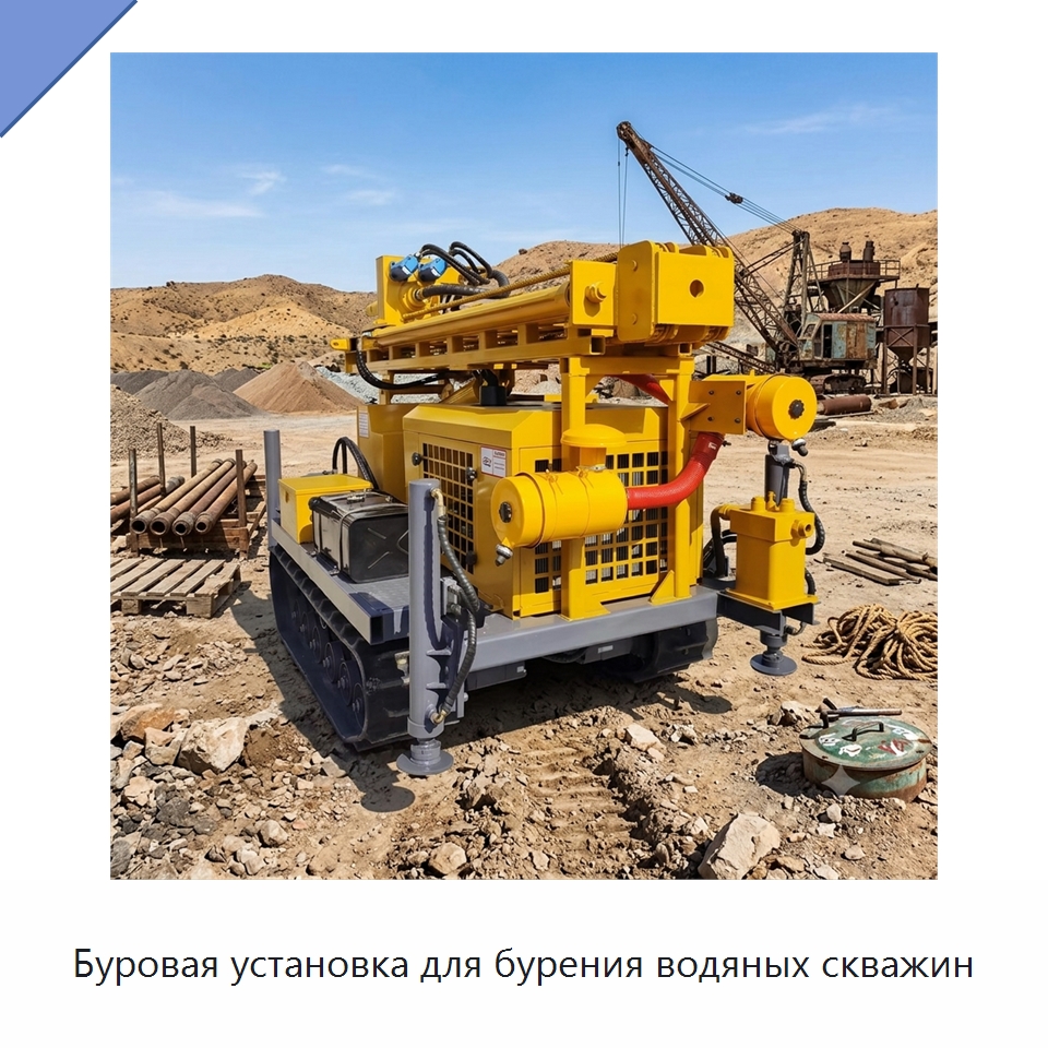 Буровая установка для бурения водяных скважин — Горнодобывающее оборудование