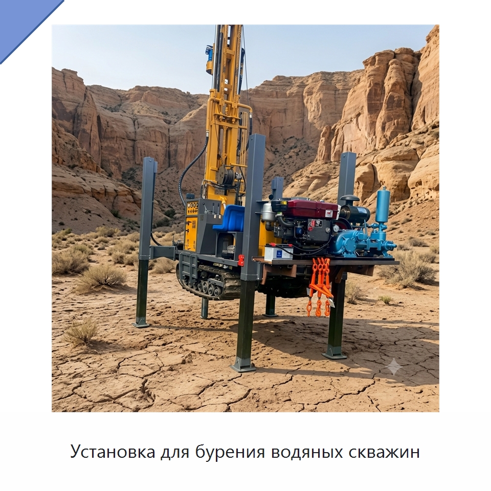 Установка для бурения водяных скважин — Горнодобывающее оборудование
