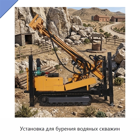 Установка для бурения водяных скважин
