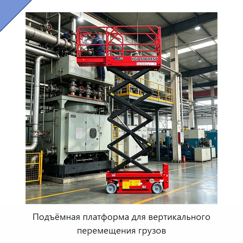 Подъёмная платформа для вертикального перемещения грузов — Строительные подъёмники