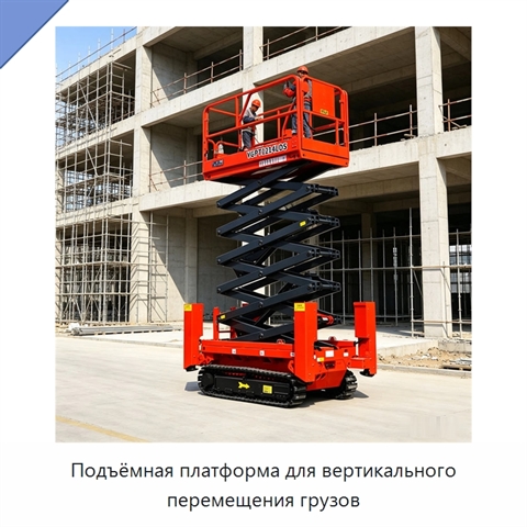 Подъёмная платформа для вертикального перемещения грузов