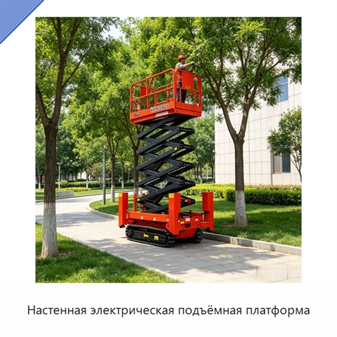 Настенная электрическая подъёмная платформа