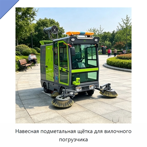 Навесная подметальная щётка для вилочного погрузчика