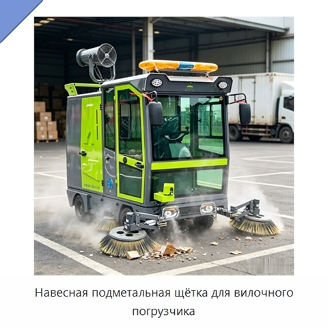 Навесная подметальная щётка для вилочного погрузчика