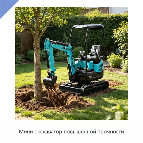 Мини-экскаватор повышенной прочности