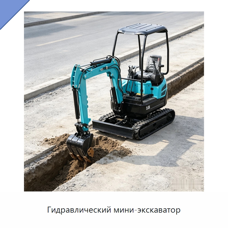 Гидравлический мини-экскаватор — Землеройная техника