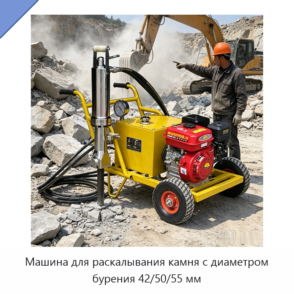 Машина для раскалывания камня с диаметром бурения 42/50/55 мм — Горнодобывающее оборудование
