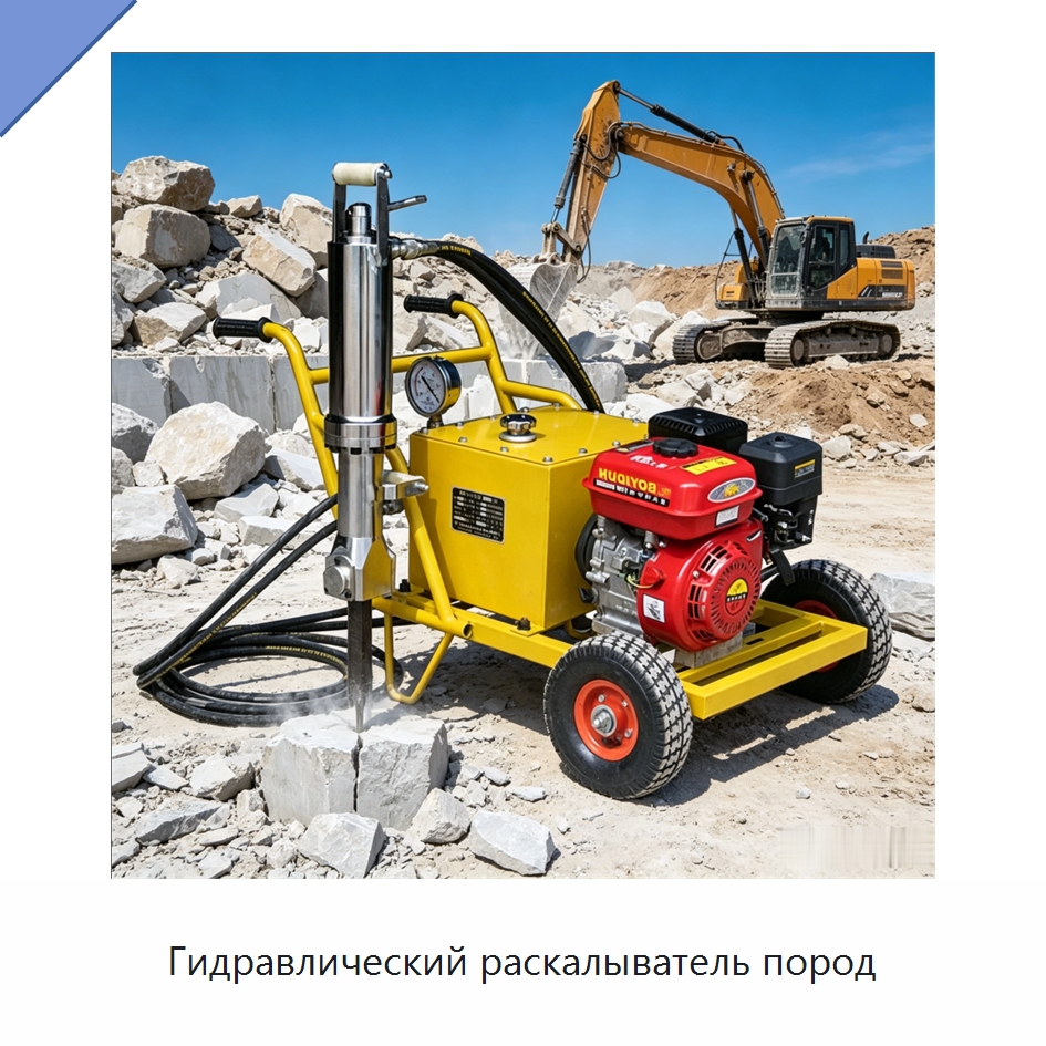 Гидравлический раскалыватель пород — Горнодобывающее оборудование