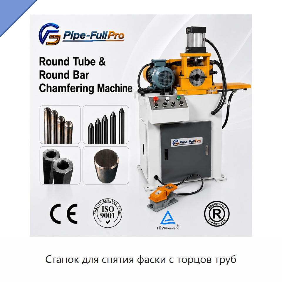 Станок для снятия фаски с торцов труб — Фаскоснимательный станок