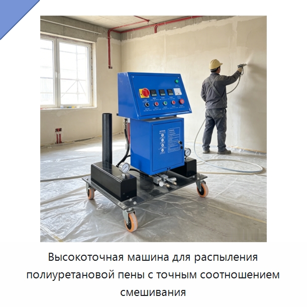 Высокоточная машина для распыления полиуретановой пены с точным соотношением смешивания — Оборудование для производства пеноматериалов