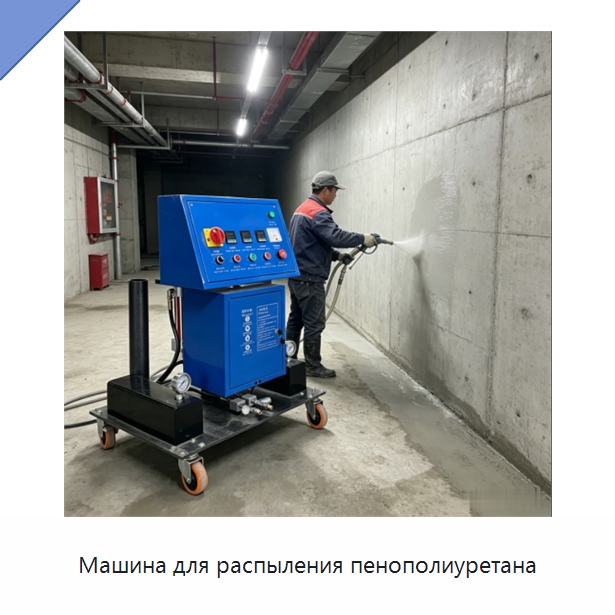 Машина для распыления пенополиуретана — Оборудование для производства пеноматериалов