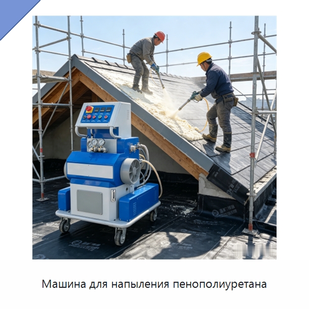 Машина для напыления пенополиуретана — Оборудование для производства пеноматериалов