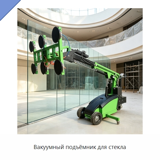 Вакуумный подъёмник для стекла — Специальная строительная техника