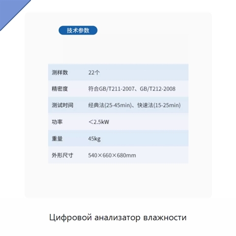 Цифровой анализатор влажности