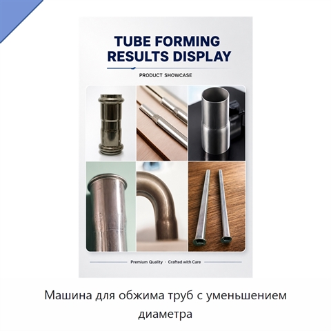 Машина для обжима труб с уменьшением диаметра