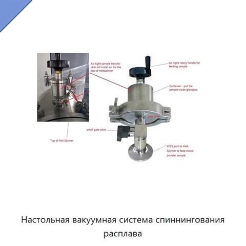 Настольная вакуумная система спиннингования расплава