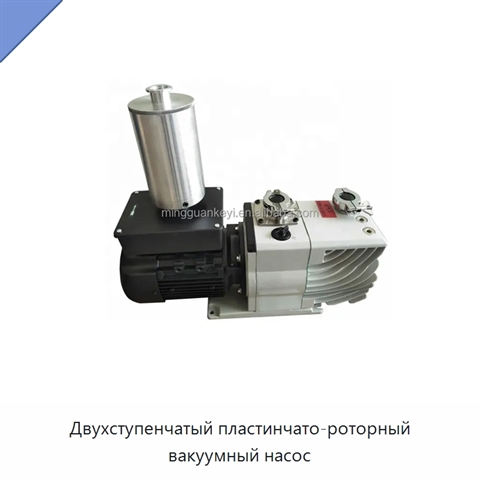 Двухступенчатый пластинчато-роторный вакуумный насос