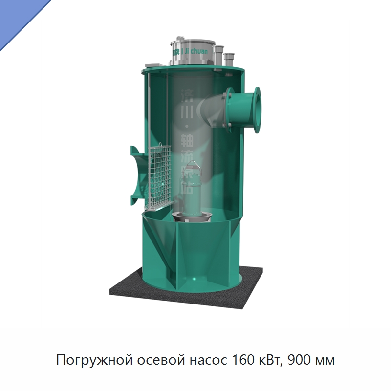 Погружной осевой насос 160 кВт, 900 мм — Насосы
