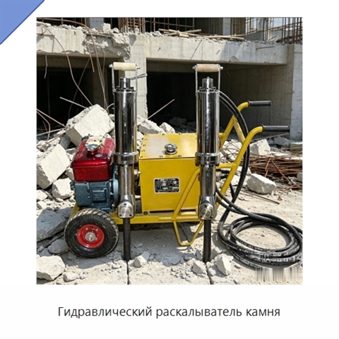 Гидравлический раскалыватель камня