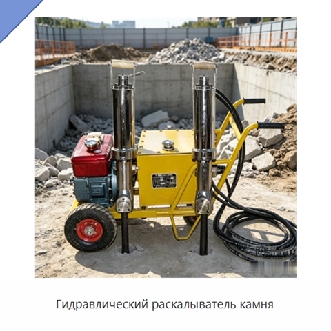 Гидравлический раскалыватель камня