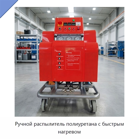 Ручной распылитель полиуретана с быстрым нагревом