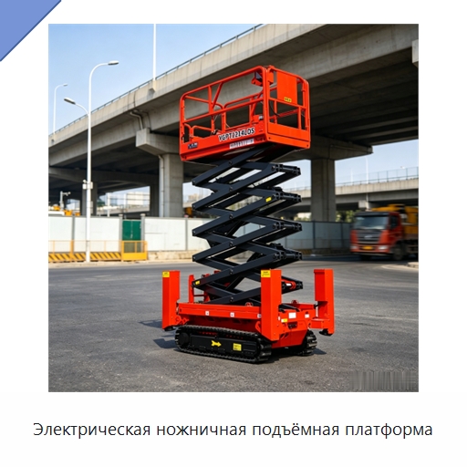 Электрическая ножничная подъёмная платформа — Строительные подъёмники