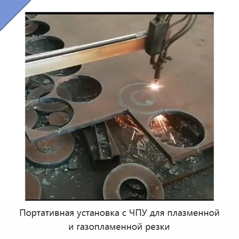 Портативная установка с ЧПУ для плазменной и газопламенной резки