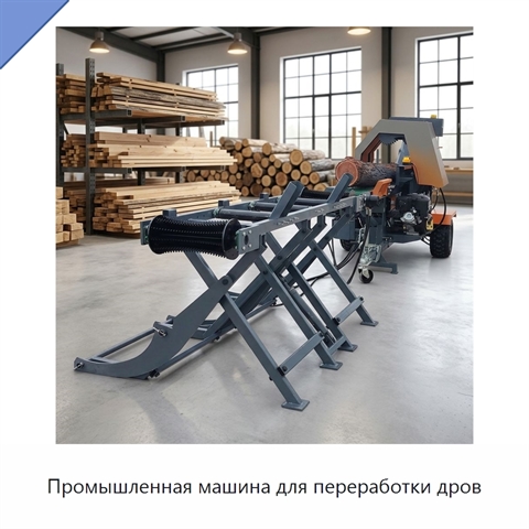 Промышленная машина для переработки дров