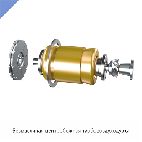 Безмасляная центробежная турбовоздуходувка